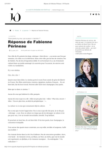 Réponse de Fabienne Périneau - I-O Gazette » - copie